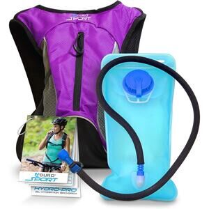Aduro Sport Unisex Hydration Backpack Hydro-Pro 1.5L BPA Free Water Bladder New